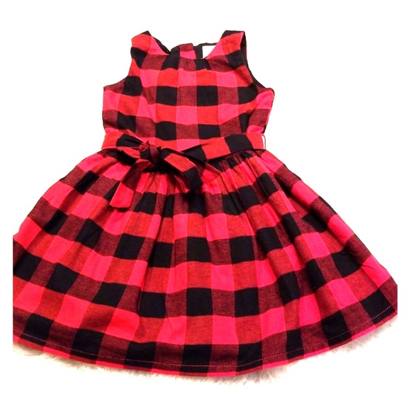 carter's buffalo plaid dress